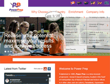 Tablet Screenshot of powerprep.org